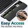 Purely D78 All-in-One Ergonomic Keyboard Wrist Rest with Cleaning Kit, Black (PCKOD78)~#|#~67B331A6-1405-42D6-9A4F7C0DBD9F6E1B_sc7
