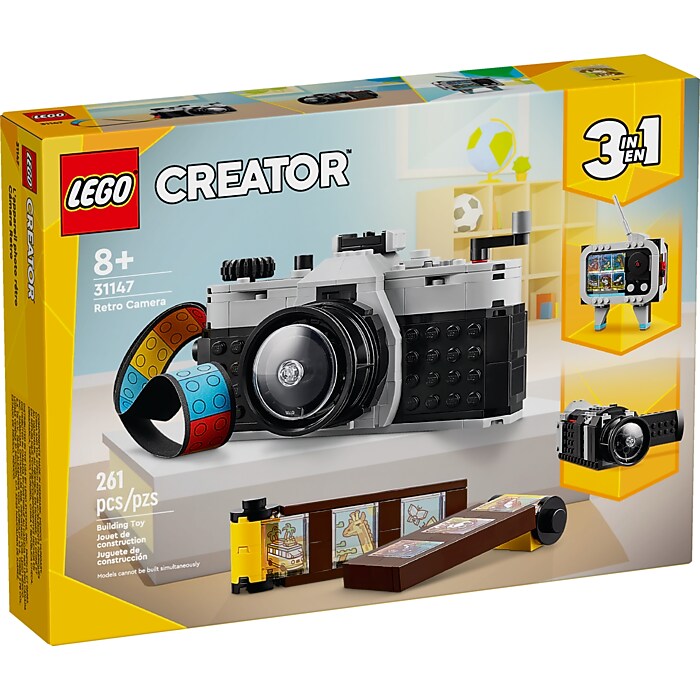 LEGO Creator Retro Camera 3-In-1, 261 Pieces (31147) | Staples