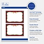 Avery Gold-Red-Green Plaid Matte Blank Card, White, 20/Pack (S00-FET)~#|#~67B9FEBD-BC1B-4B9C-A2056187704F798C_sc7