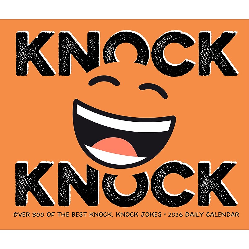 2026 Willow Creek Knock Knock 6.2" x 5.4" Day-to-Day Calendar (54260) image 1