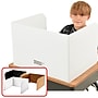 Classroom Products Foldable Cardboard Freestanding Privacy Shield, 13"H x 20"W, White, 20/Box (1320 WH)~#|#~67C0136A-DDBC-4346-ADF8EFA0E9BC418B_sc7