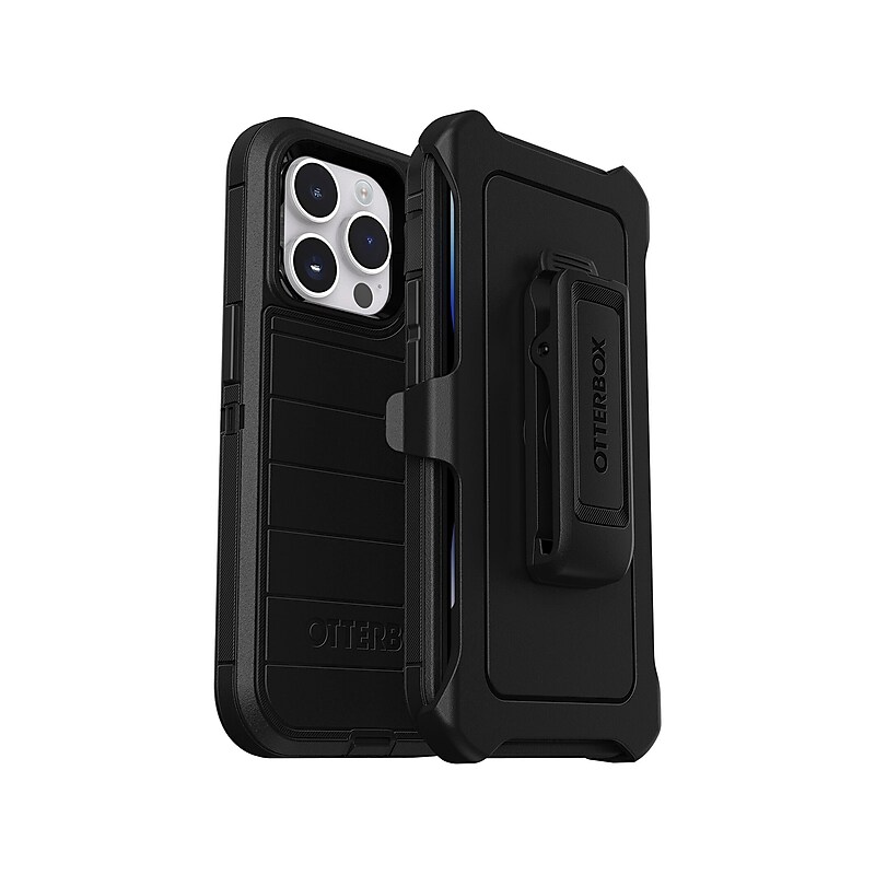 OtterBox Defender Series Pro Black Rugged Case for iPhone 14 Pro (77-88696) image 1