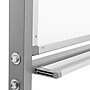 Luxor Double Sided Magnetic Porcelain Mobile Dry-Erase Whiteboard Easel, Aluminum Frame, 72"W x 40"H (DEMW002)~#|#~67C324AD-ED39-42EF-9CCF5FEAA2944C88_sc7
