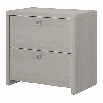 Office by kathy ireland® Echo 2-Drawer Lateral File Cabinet, Letter/Legal, Gray Sand, 32" (KI60202-03)