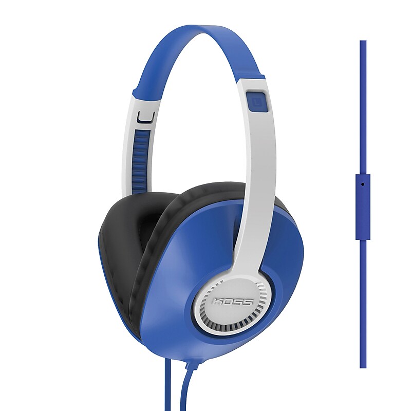 Koss Wired Noise Canceling Over-Ear Headphones, Blue (UR23I) image 1