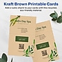 Avery Integrated Cards, 5.5" x 8.5", Matte Kraft Brown, 20/Pack (95279)~#|#~67C61923-0B22-4AE6-ACA150ED7A47546C_sc7