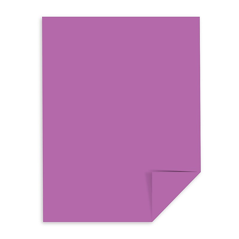 Astrobrights 65 lb. Cardstock Paper, 8.5" x 11", Planetary Purple, 2,000 Sheets/Carton (22871CT) image 1