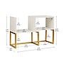 Mind Reader 3 Metal Desktop Bookshelf, 15.75" x 7.87" x 23.75", White (MDGDESK-WHT)~#|#~67C884D7-CDBF-47E6-9E8C4B7BAA763903_sc7