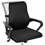 Mind Reader Memory Foam Ergonomic Lower Back Cushion Office Chair Support, Black (VERTBACK-BLK)~#|#~67CA219C-163B-401C-BD6AFFED0FB8C728_sc7