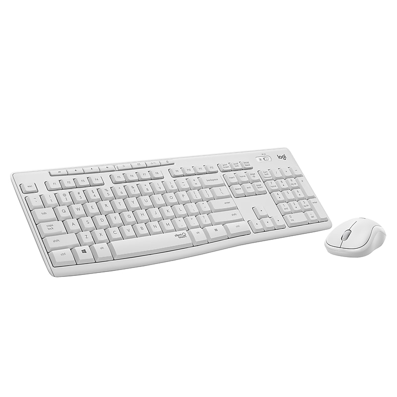 Logitech MK295 Silent Keyboard and Mouse Combo, Off White (920-009783) image 1