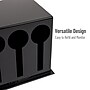 Mind Reader Plastic 3-Compartment Utensil Dispenser Silverware Organizer, Black (3CSTOR-BLK)~#|#~67CED806-AA4A-449C-BDEE7F2C21390B6F_sc7