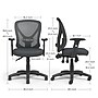 Staples Carder Ergonomic Fabric Swivel Computer and Desk Chair, Black (24115-CC)~#|#~67D3B51A-311D-40D0-8C83641395B2943E_sc7