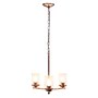 Lalia Home 3-Light 15" Classic Clear Glass and Metal Hanging LED Pendant Chandelier, Rose Gold (LHP-3012-RG)~#|#~67DA7F97-A1C9-4642-94A367B4673CDF4E_sc7
