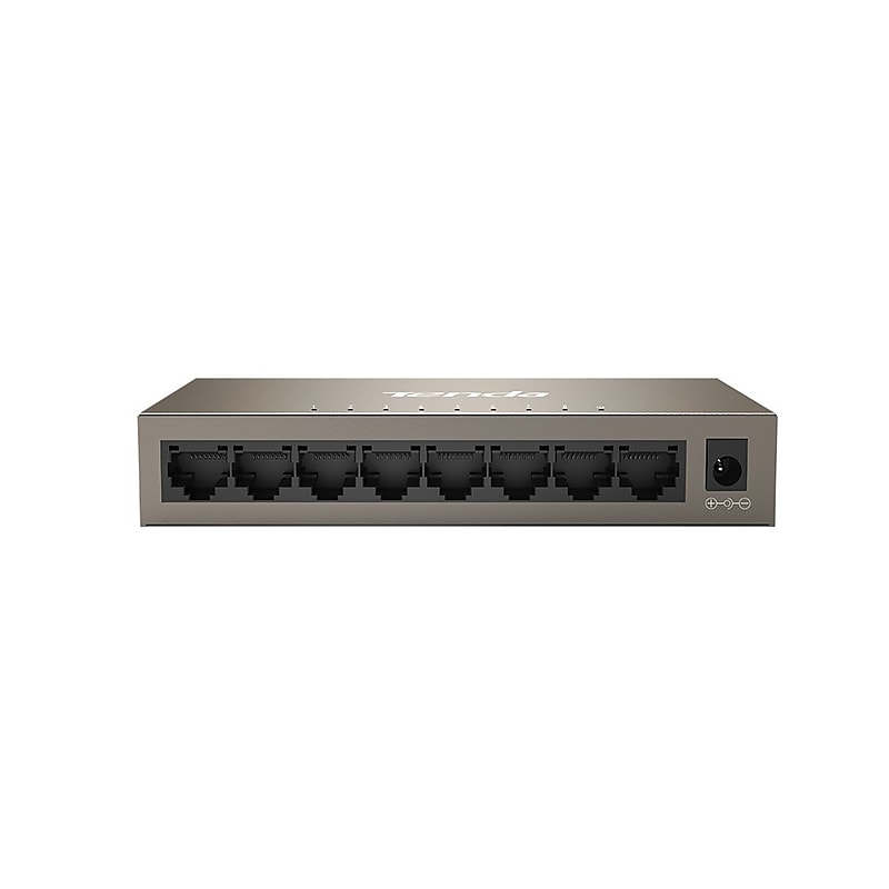 Tenda TEG 8-Port Gigabit Ethernet Unmanaged Switch, 1 Gbps, Black (TEG1008M) image 1