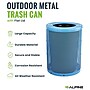 Alpine Industries 4460 Steel Mesh Recycling Bin, 36 Gallon, Blue (ALP4460-01-C)~#|#~67DCFCBB-A17D-4C6E-866D1C3EA9EB930A_sc7