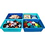 Humble Crew Large Storage Bins, Navy/Teal, 4/Pack (XL104)~#|#~67E199D2-5BD3-495E-A89CB27497EB63C8_sc7