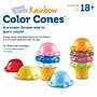 Learning Resources Smart Snacks Rainbow Color Cones (LER7349)~#|#~67E1BDEE-9848-4F53-9A341037B3D01D70_sc7