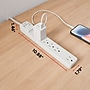 Staples TECH 6-Outlet Surge Protector, 10', 1800 Joules, White (ST62781)~#|#~67E368A4-F4DB-430D-839A61D2623F1C27_sc7