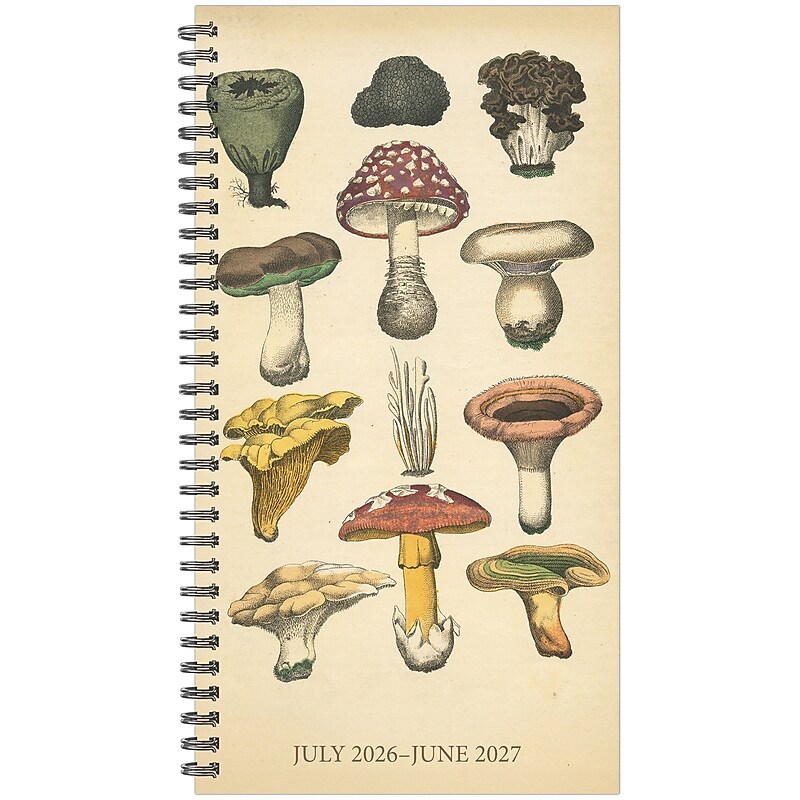 2026-2027 Willow Creek 3.5" x 6.5" Academic Weekly & Monthly Planner, Fungi Files (65860) image 1
