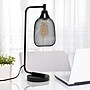 Lalia Home Studio Loft Industrial Mesh LED Desk Lamp, 19", Matte Black (LHD-2000-BK)~#|#~67E9EFD9-BDE9-494A-963491FACB9C021D_sc7