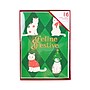 DesignWorks Ink Feline Festive Holiday Cards, 5 x 7, Assorted Colors (THC57-101ST)~#|#~67EBA8E7-9826-4BA2-A15BD3240F2688F9_sc7