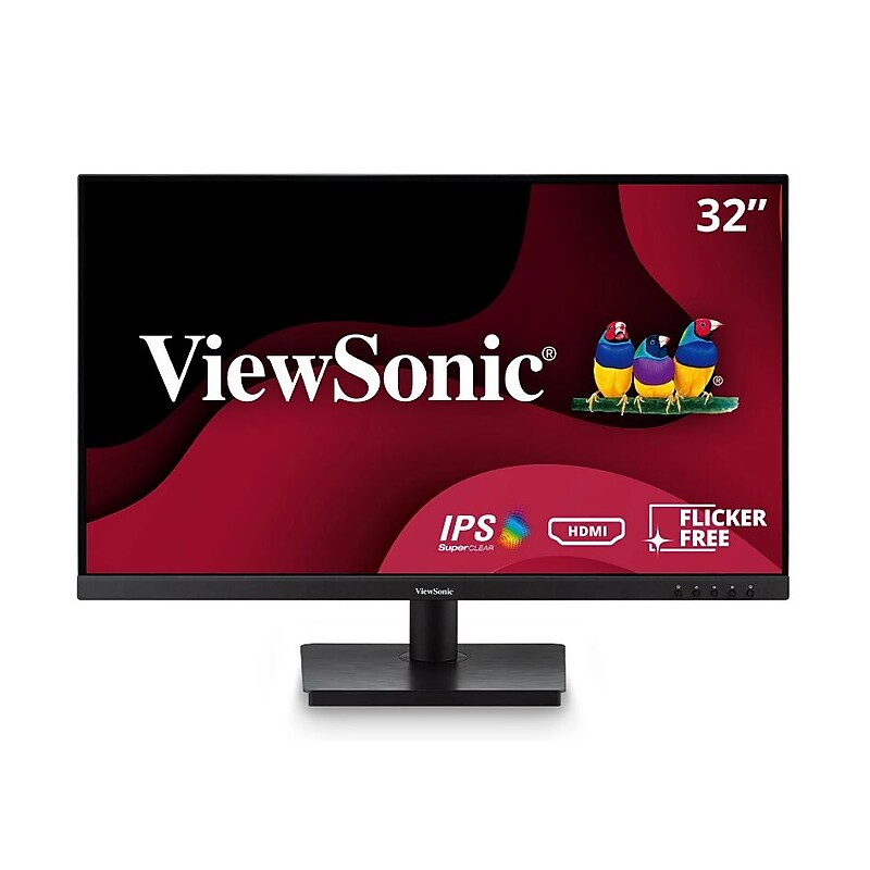 ViewSonic 32" 75Hz LED Monitor, Black (VA3209M) image 1