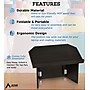 AdirOffice 19" Tabletop Lectern, Black (661-05-BLK-PKG)~#|#~67F18F68-A8C3-4C58-B0CF723C22D6B571_sc7