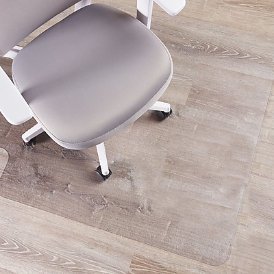 Staples Hard Floor Chair Mat with Lip, 36″ x 48”, Clear (STP-15987) Sansujyuku sansujyuku.com