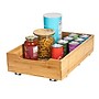 Household Essentials Glidez Bamboo and Steel Pull-Out/Slide-Out Storage Organizer for Under Cabinet Use, 1-Tier Design (HE1087)~#|#~67FF3C7C-C791-4AE0-B88B1EC70772F2A0_sc7