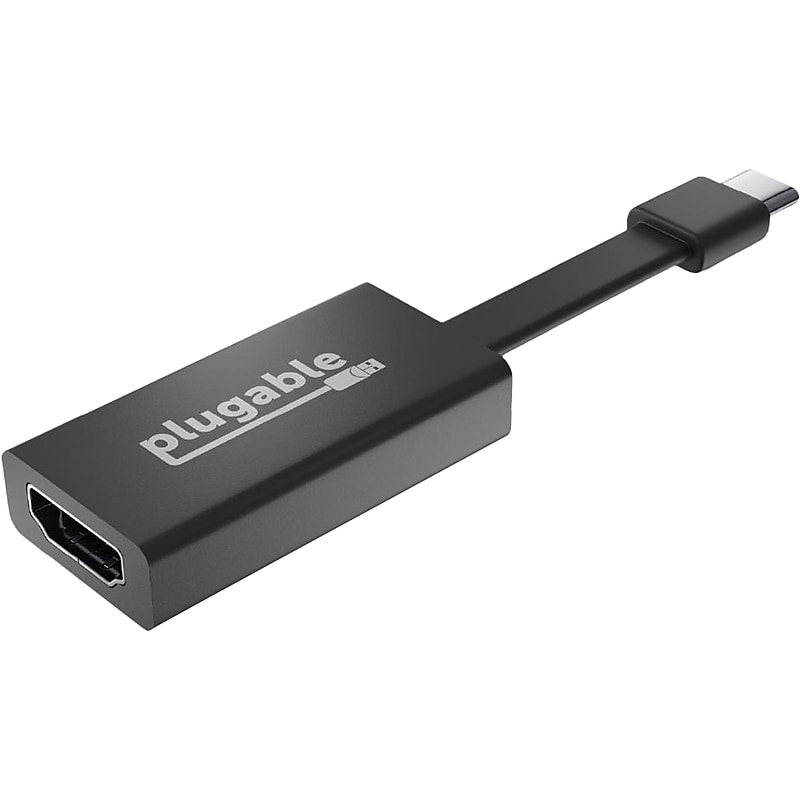 Plugable USB C to HDMI Video Adapter, Male to Female, Black (USBC-THDMI) image 1
