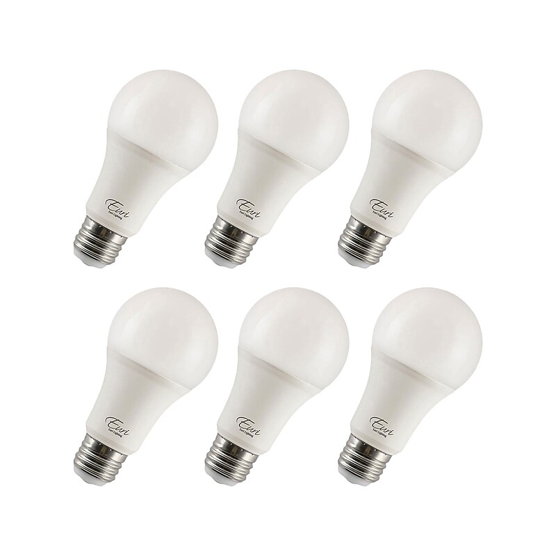 Viribright 4/8/12-Watts Daylight 3-Way LED General-Purpose Bulb, 6/Box (450104-ES) image 1