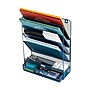 Mind Reader 7-Compartment Metal Desk Shelf, Turquoise (MAGROUND-TUR)~#|#~680A018D-3C41-4839-93EA599FFF116118_sc7