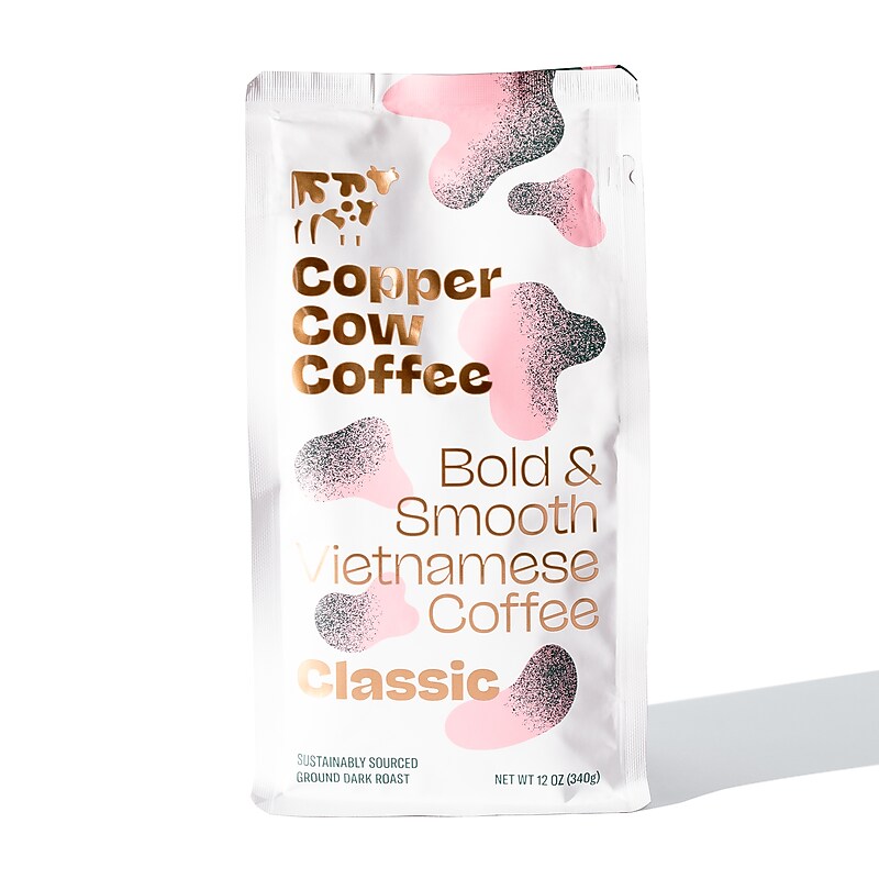 Copper Cow Coffee Classic Vietnamese Ground Coffee, 12 oz. (CCW02253) image 1