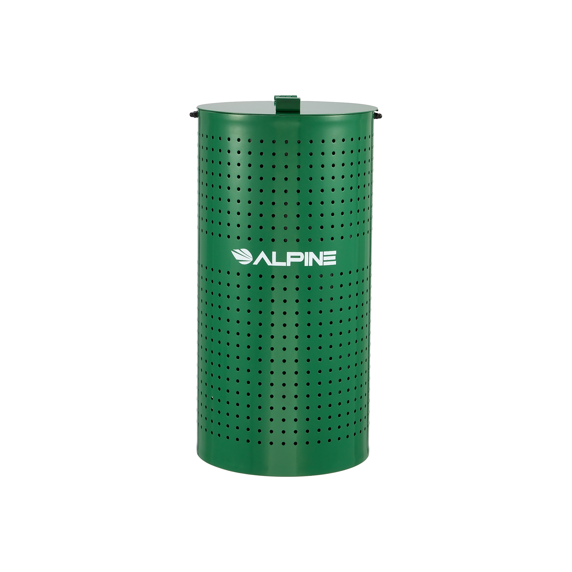Alpine Industries Steel Pet Waste Disposal Bin with Odor Control Lid, 13.5 Gallon, Green (ALP4005-01) Sansujyuku sansujyuku.com