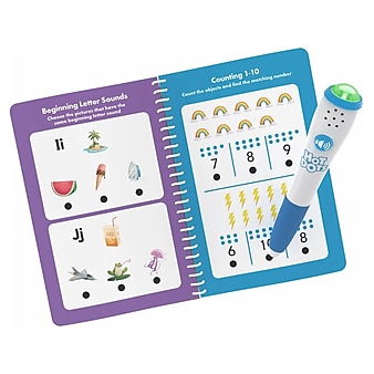 Educational Insights Hot Dots Preschool Essentials Reading & Math Workbook, Ages 3+ (2442)