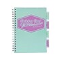 Pukka Pad Pastels 5-Subject Notebooks, 7" x 10", Ruled, 100 Sheets, Assorted Colors, 3/Pack (3032-PST)~#|#~681B5EB5-C6A0-4E9D-A43722DDCCF84E2E_sc7