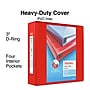 Staples Heavy Duty 3" 3-Ring View Binder, D-Ring, Red (ST56298-CC)~#|#~681B9F8B-DAB0-4C79-BDD6545130E07DD3_sc7