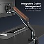 FlexiSpot MA9 Premium Single Monitor Mount, Up to 49" Monitor, Black (MA9-S-DP-US)~#|#~681D6D85-C1AD-4682-977FE8CBD07AEA0E_sc7