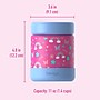 bentgo Kids Stainless Steel Insulated Food Jar, Rainbows and Butterflies, 11 oz. (BGKDJAR-RBO)~#|#~681DD4BE-A3D8-424E-8F52F47CE35E868F_sc7