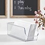 iDESIGN Small Stackable Plastic Storage Bin, Clear, 4/Pack (28356M4)~#|#~681E1A42-5964-491B-9E0BE274C46BBD3C_sc7