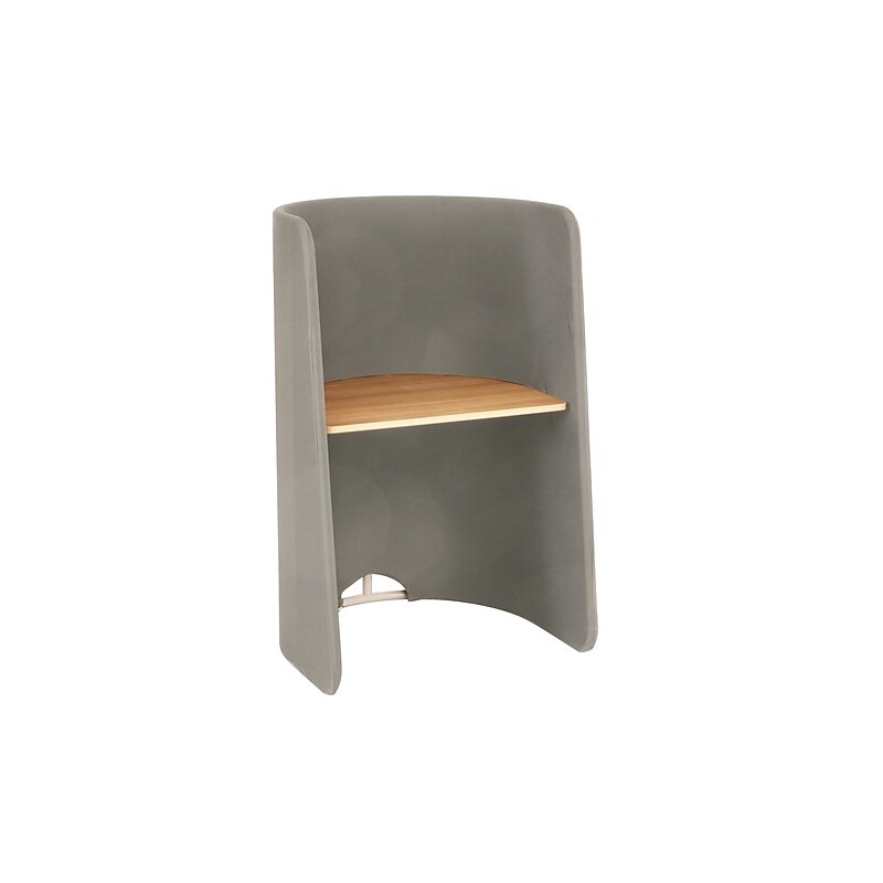 Safco Roam Touchdown Study Carrel, Dark Gray (1958DG) image 1