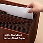 Smead Tuff Box Bottom Heavy Duty Reinforced Faux Leather Accordion File, Alphabetical Index, 31 Pocket, Letter, Brown (73785)~#|#~68214ED5-44CA-41CA-987D1E3BDF0C6563_sc7