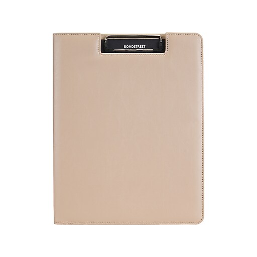 Bond Street Vegan Leather Padfolio, Taupe (WRC5041BS-TAUPE) | Staples