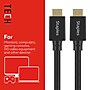 Staples TECH 25 ft. HDMI to HDMI Audio/Video Cable, Male to Male, Black (ST62476)~#|#~682CB562-21E7-4858-B4BA7EC853FA4E05_sc7
