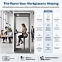 Uncaged Ergonomics Modular Acoustic Office Pod with Ventilation, Lighting and Power, Small, White (POD-S-White)~#|#~68358FDD-F277-485D-A8C3DFDDC9C992B0_sc7