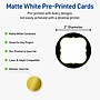 Avery Round Integrated Cards, Matte White, 100/Pack (19479370867)~#|#~6837EE19-5819-465F-B3C4969F39531795_sc7