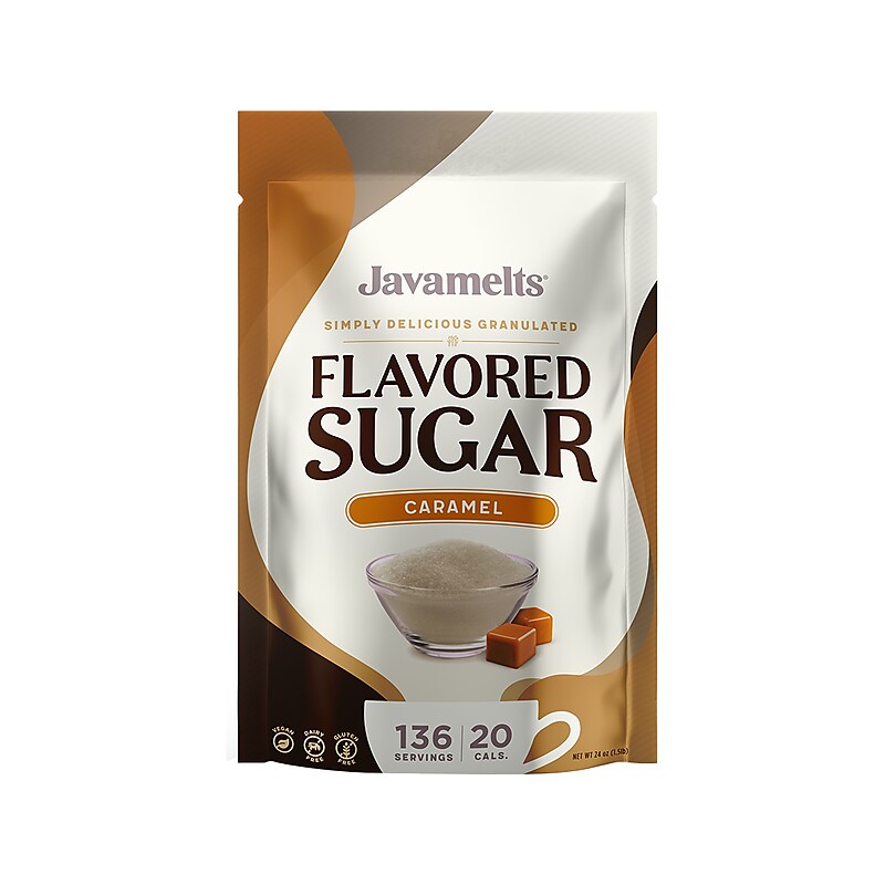 Javamelts Caramel Flavored Sugar Resealable Bag (888842C) image 1