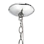 Lalia Home 3-Light 18" Adjustable Globe Hanging Metal and Clear Glass Ceiling LED Pendant, Chrome (LHP-3010-CH)~#|#~684022A2-D7D1-4DA6-B09EBF0B5F831FD7_sc7