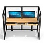 VersaDesk WorkNest 72"W Electric Adjustable Floating Surface Standing Desk, Black (FSSD7224-BB )~#|#~68433CF8-8517-4DBD-9D8702D2FAAEC5B8_sc7