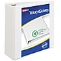 Avery TouchGuard Protection Heavy Duty 4" 3-Ring View Binders, Slant Ring, White (17145)~#|#~6845F4E8-8221-4E20-82CF3F0844803C9D_sc7